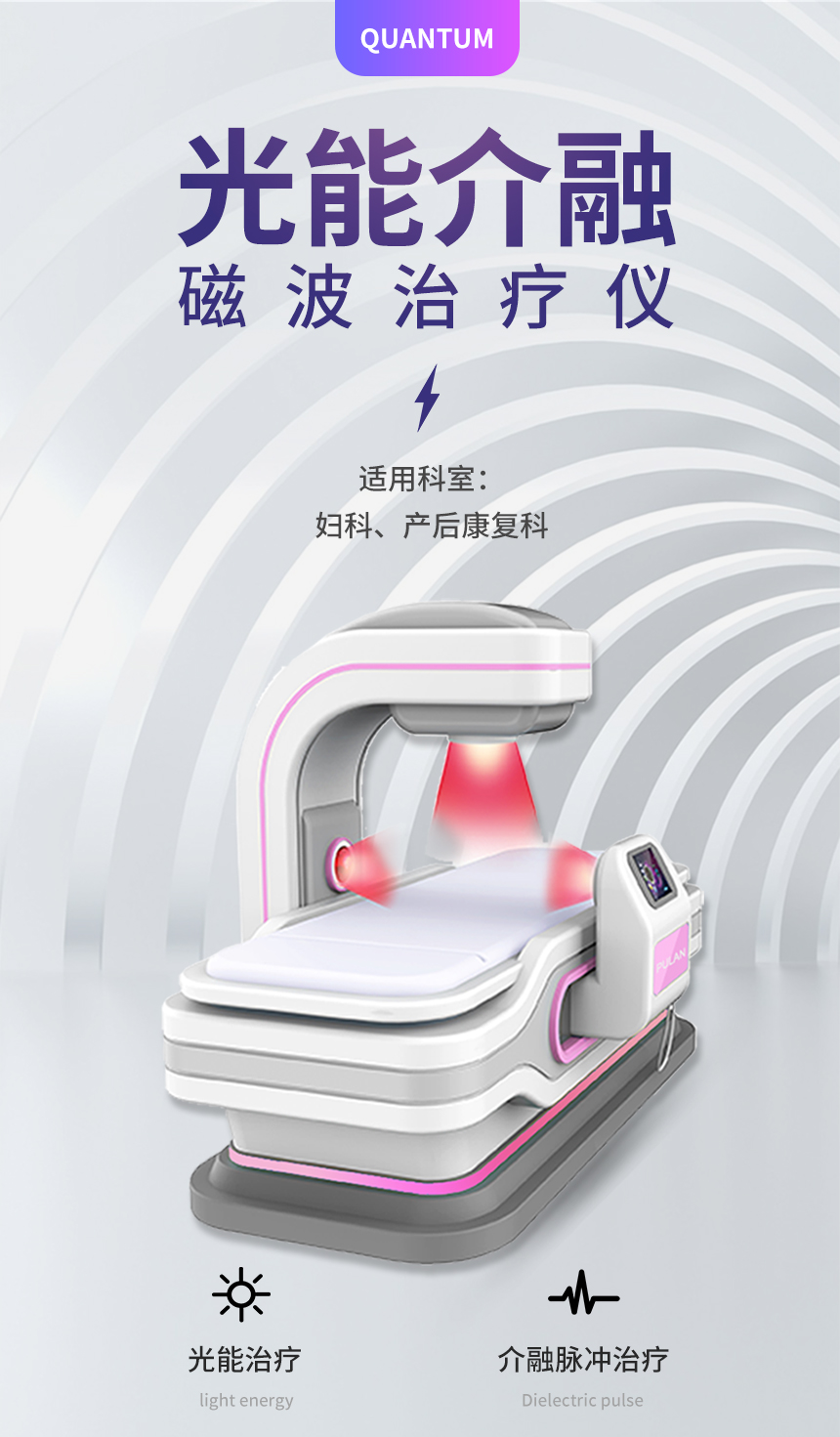 妇科医疗器械-光能介融磁波治疗仪-盆底修复治疗|盆底修复仪器|产后