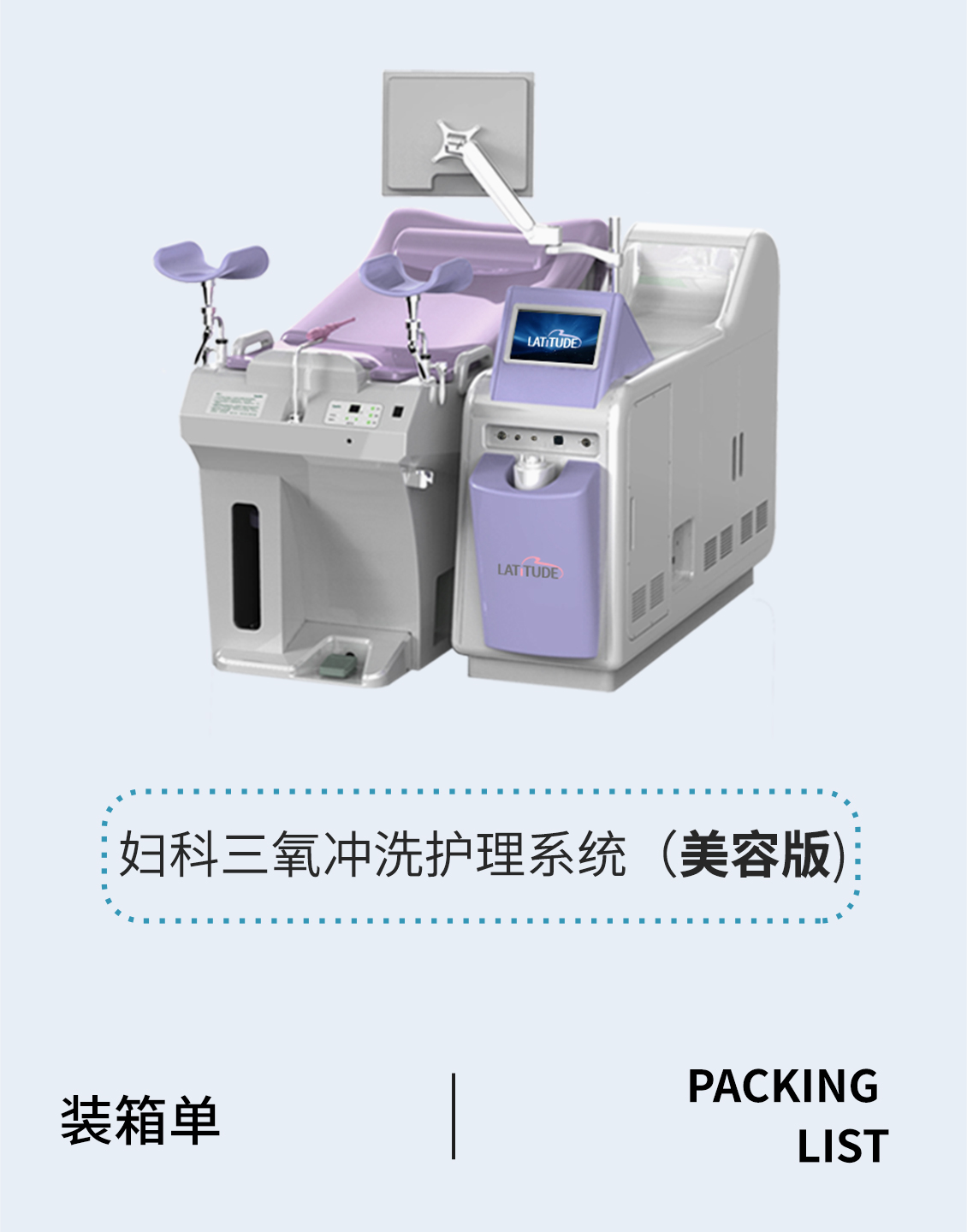 妇科三氧冲洗治疗系统